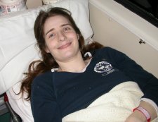 Going home after 7 1/2 weeks in hospital.