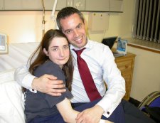 Terrified, the night before surgery.