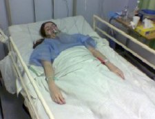 Emergency re-admission with pneumonia.